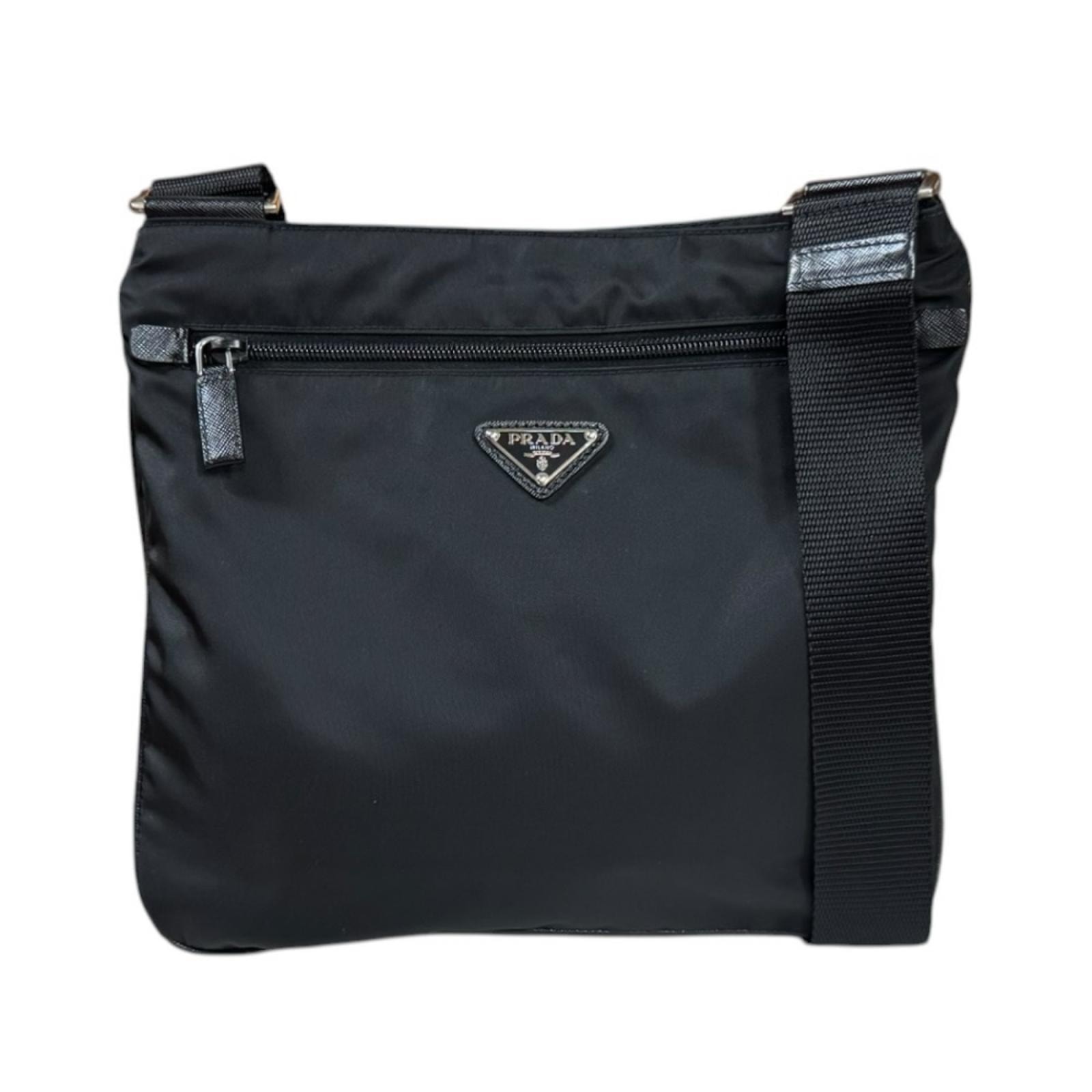 プラダ ショルダーバッグ ナイロン VA0563 ブラック レディース PRADA  中古
