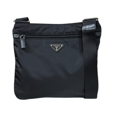 プラダ ショルダーバッグ ナイロン VA0563 ブラック レディース PRADA 中古