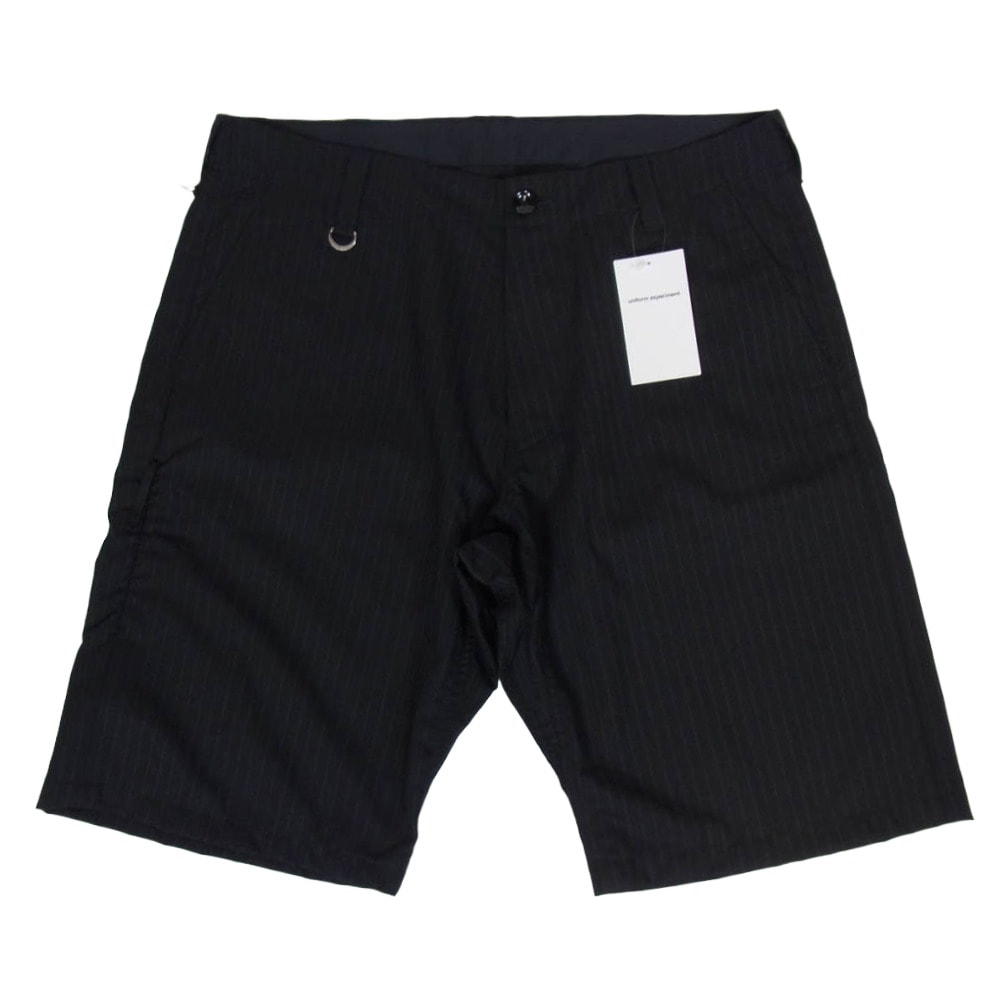 uniform experiment ユニフォームエクスペリメント ショートパンツ 22SS UE-220022 WOOL RELAX FIT SHORTS ウール リラックス フィット ショーツ ショート ハーフ パンツ ブラック系 4【中古】