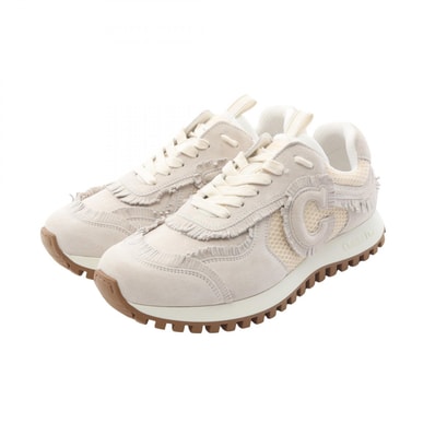 ディオール Dior C'est Dior スニーカー 靴 スウェード ファブリック レディース ホワイト系 【中古】