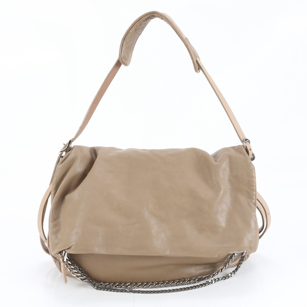 ■美品 ジミーチュウ バイカーショルダーバッグ レザー