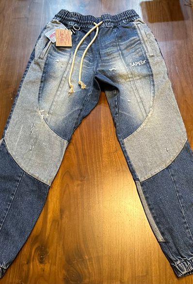 SAPEur DENIM TRACK PANTS "Indigo"