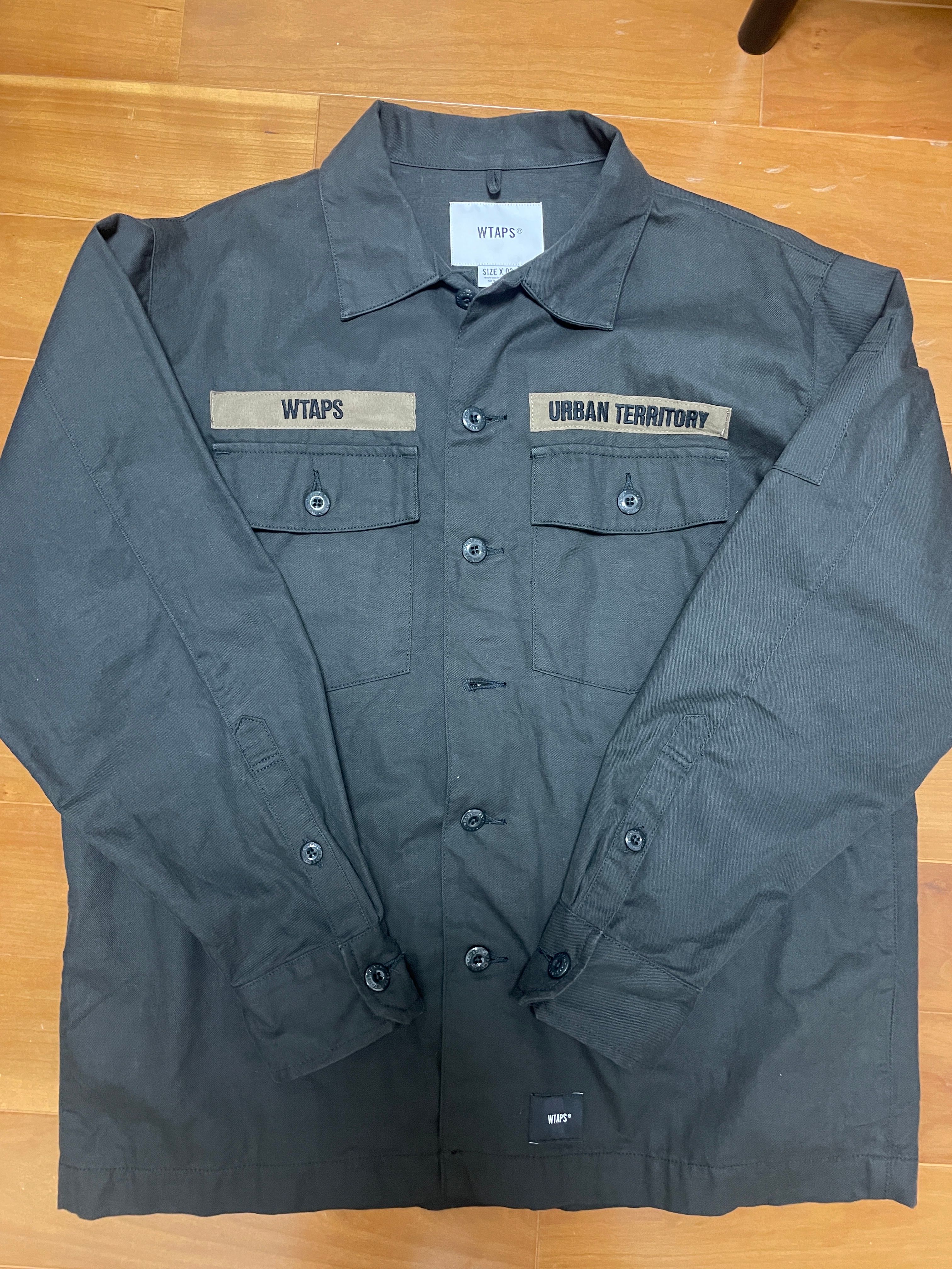 Wtaps BUDS / LS / COTTON. SERGE "Black"