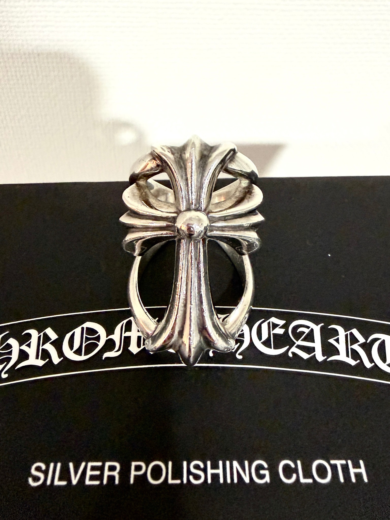 Chrome Hearts Infinity CH Cross Ring "Silver"