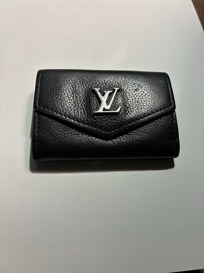 ルイ・ヴィトン LOUIS VUITTON ポルトフォイユ ロックミニ ノワール 三つ折り財布 財布 レザー レディース ブラック系 M63921 【中古】