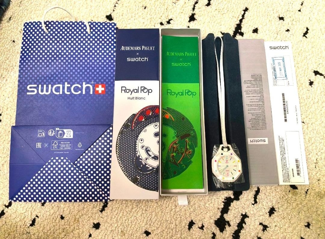 Swatch x Audemars Piguet Royal Pop Huit Blanc "White"