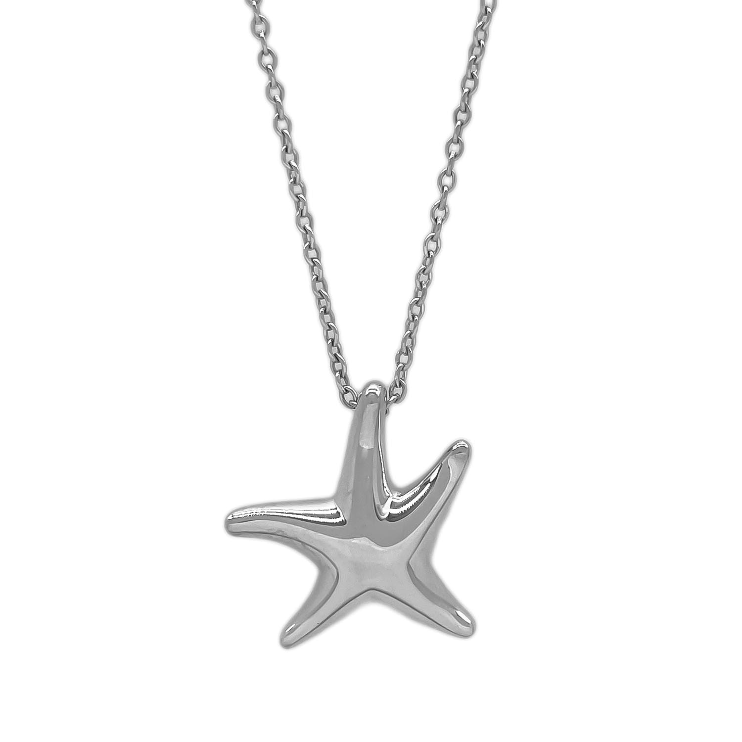 TIFFANY&Co. ティファニー スターフィッシュ 星 ネックレス
 ペンダント エルサペレッティ SV925 シルバー 新品仕上済 ユニセックス
 【中古】