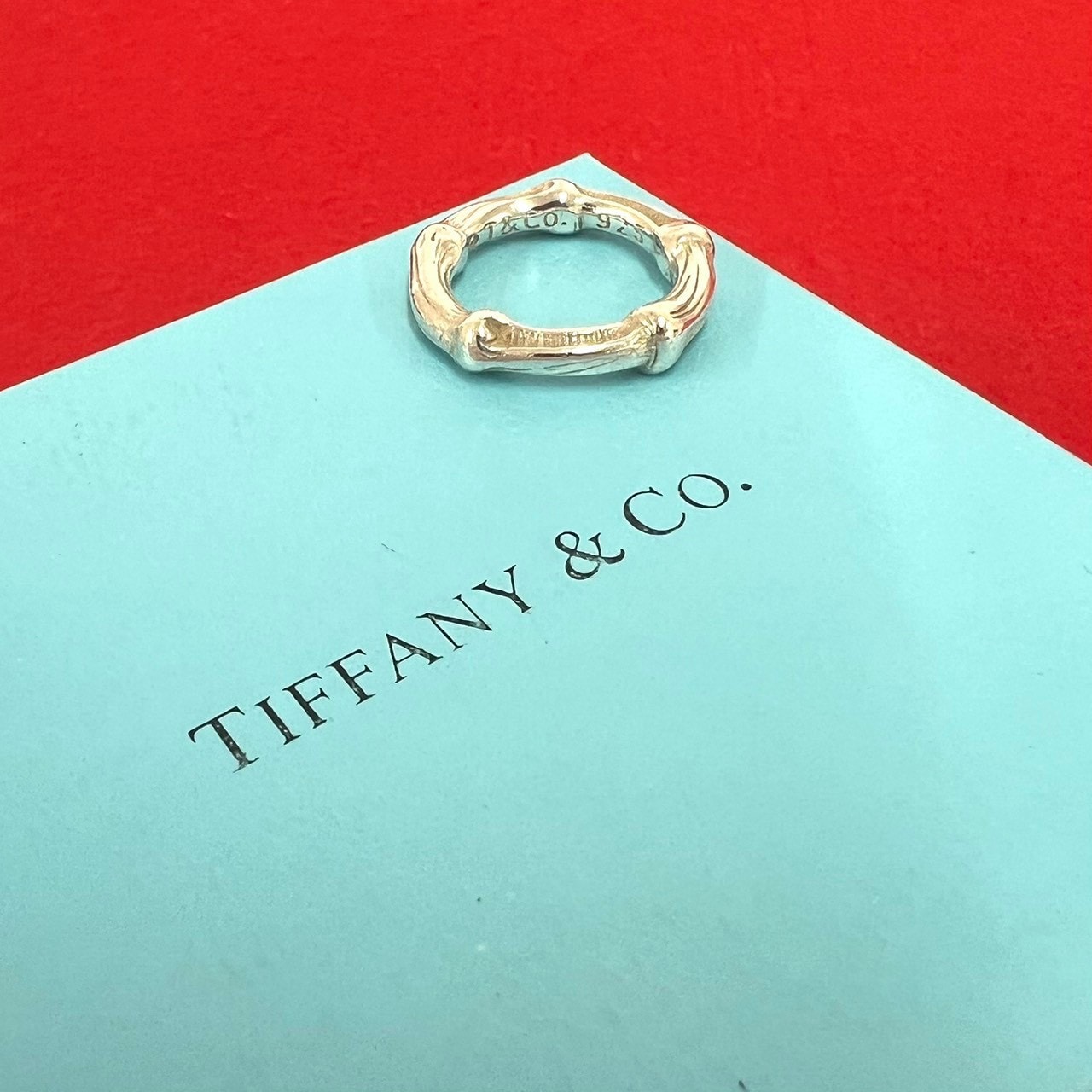 TIFFANY&Co. ティファニー バンブー リング シルバー925 リング・指輪 7号 シルバー
48740