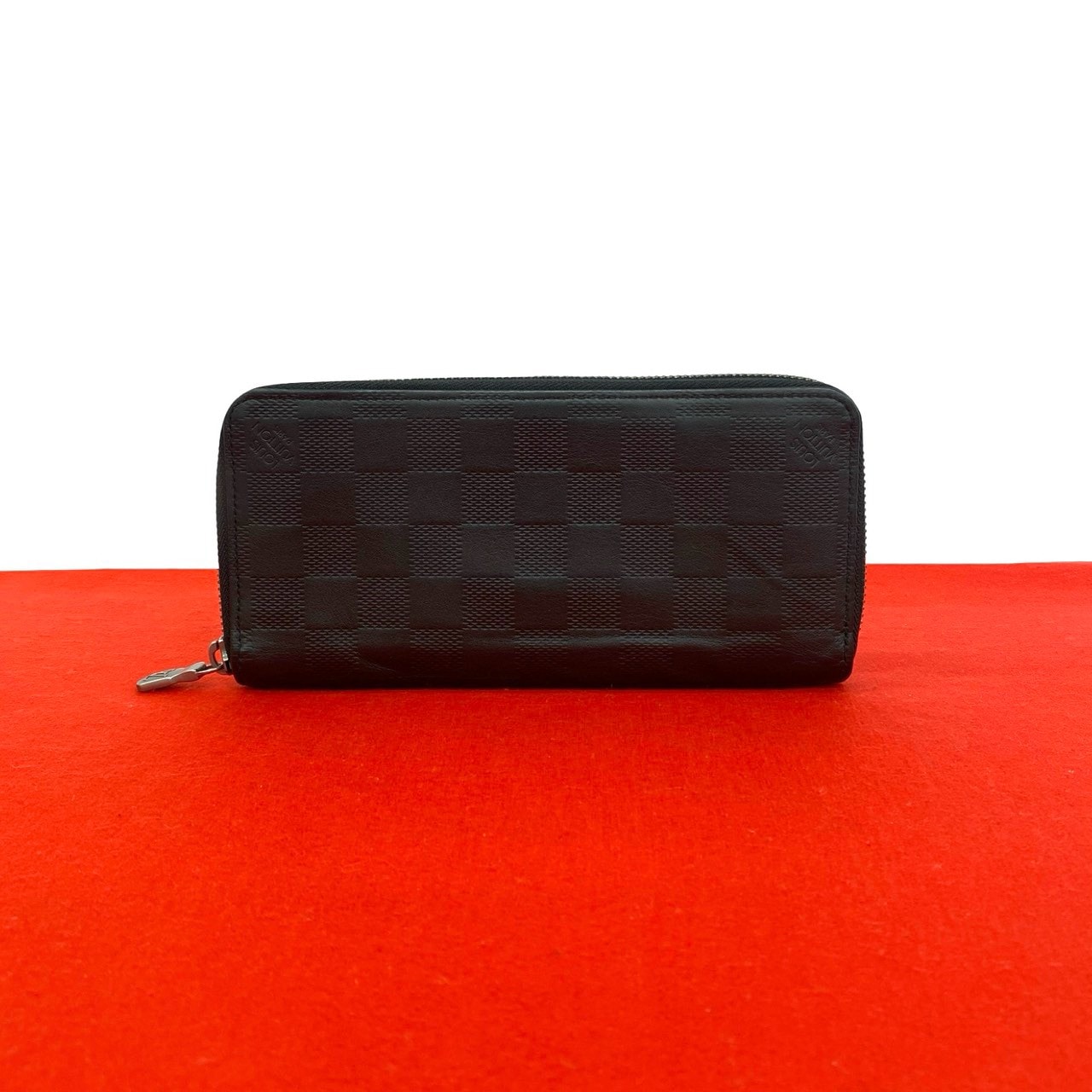 LOUIS VUITTON ルイヴィトン ジッピーウォレット ヴェルティカル ダミエ アンフィニ レザー 長財布 ブラック
65368