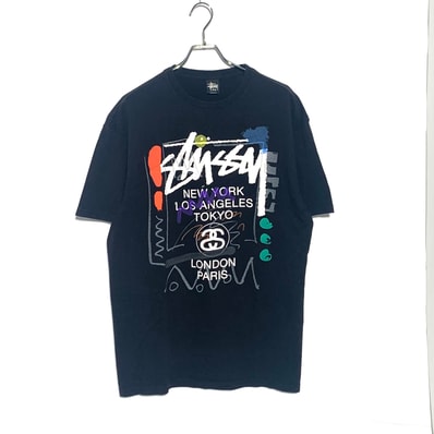 Stussy Graffic World Tour Tee ""Black""