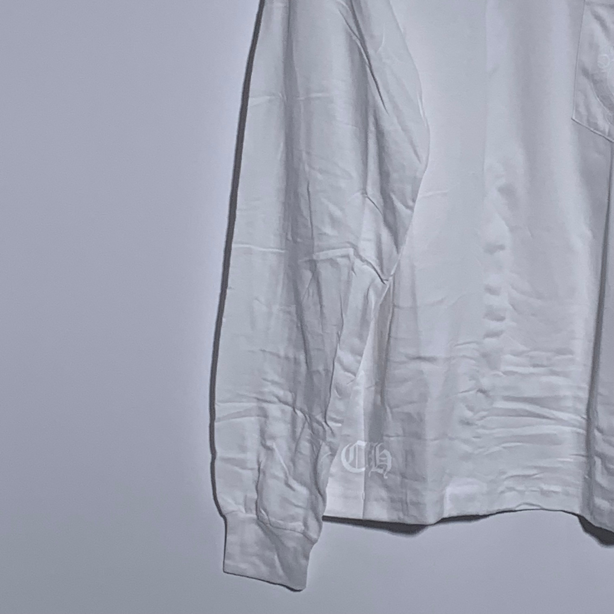 Chrome Hearts L/S Pocket Crew "White"
