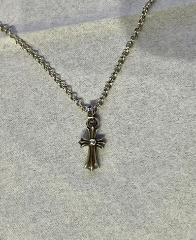 Chrome Hearts CH Cross Baby Fat Charm "Silver"