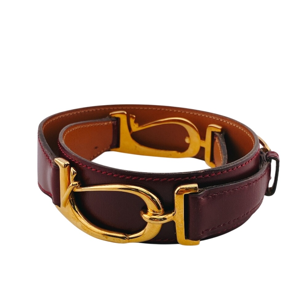 エルメス HERMES ベルト ヴィンテージ レッド