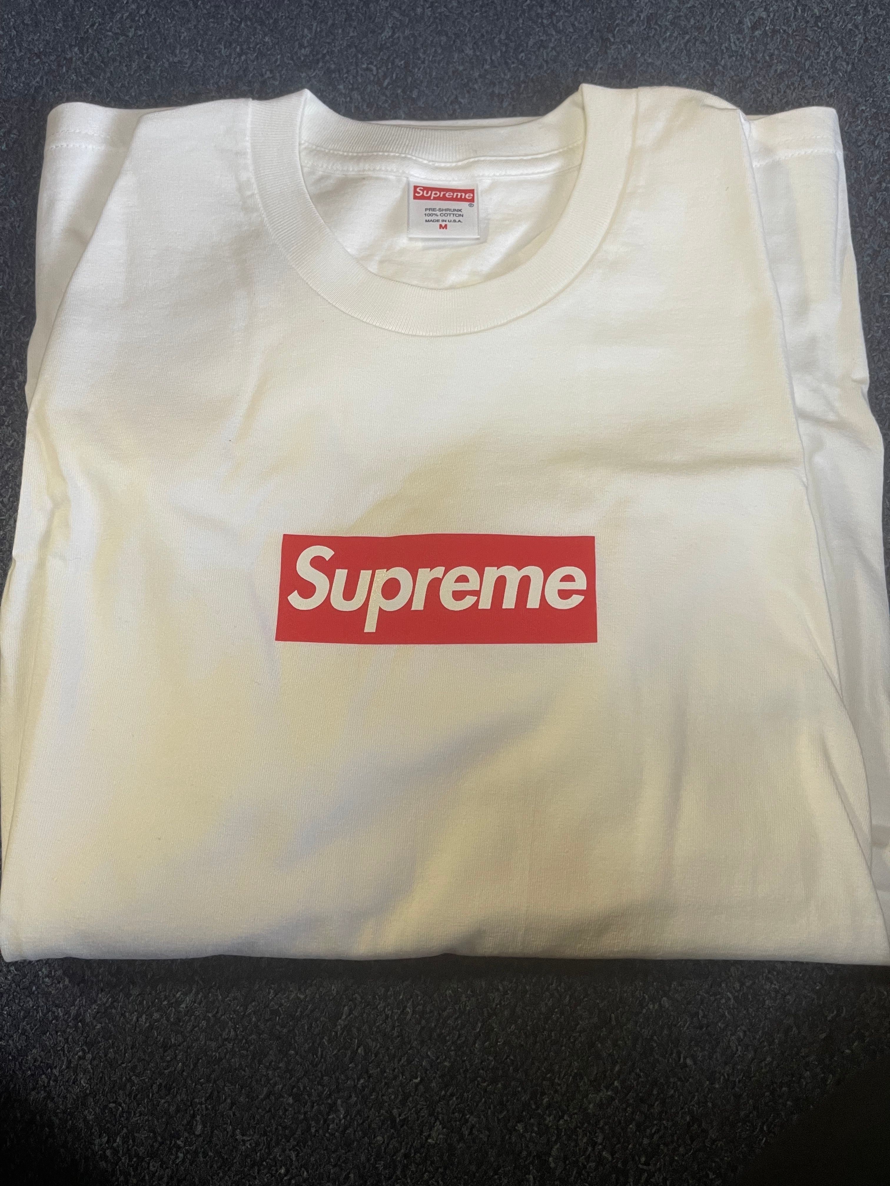 Supreme Box Logo L/S Tee "White"