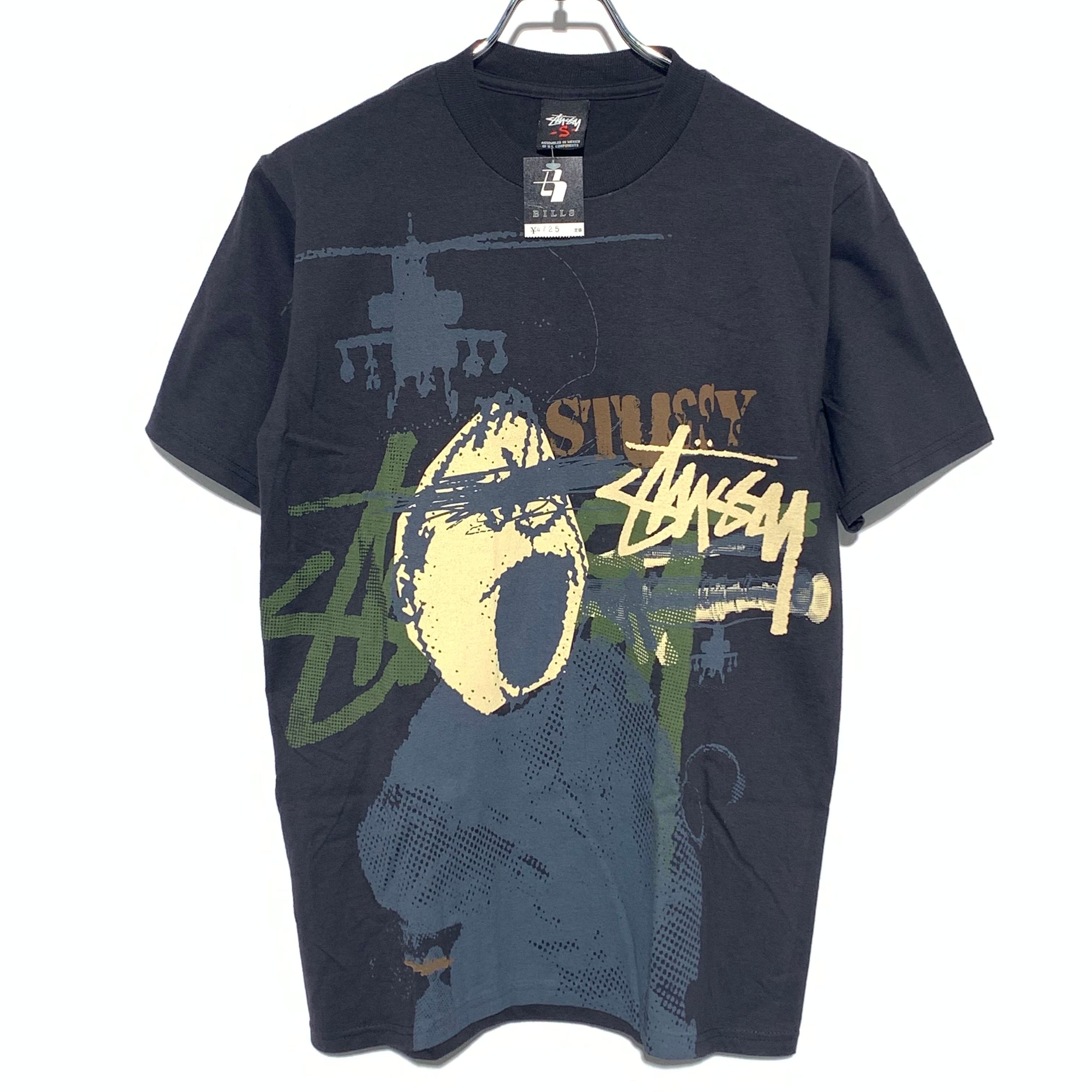 STUSSY helicopter print tee Black 