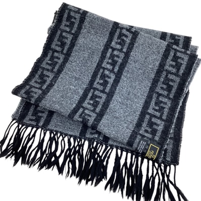 FENDI フェンディ マフラー グレー