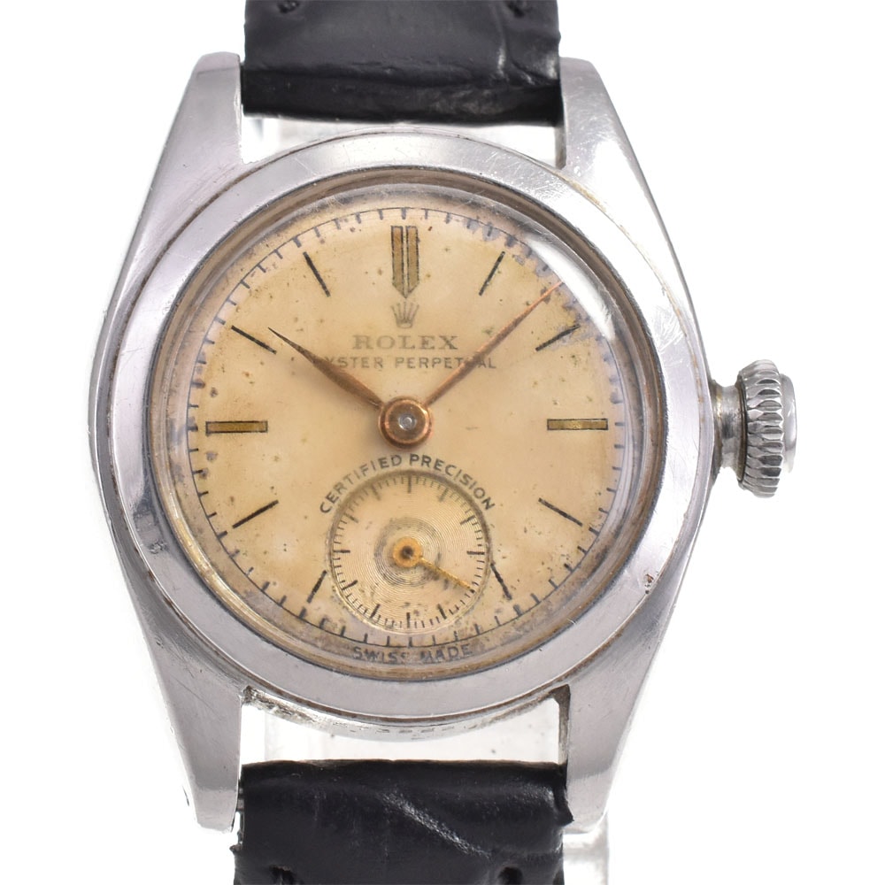 ロレックス ROLEX 4486 ヴィンテージ バブルバック オイスターパーペチュアル 自動巻き レディース M#144948