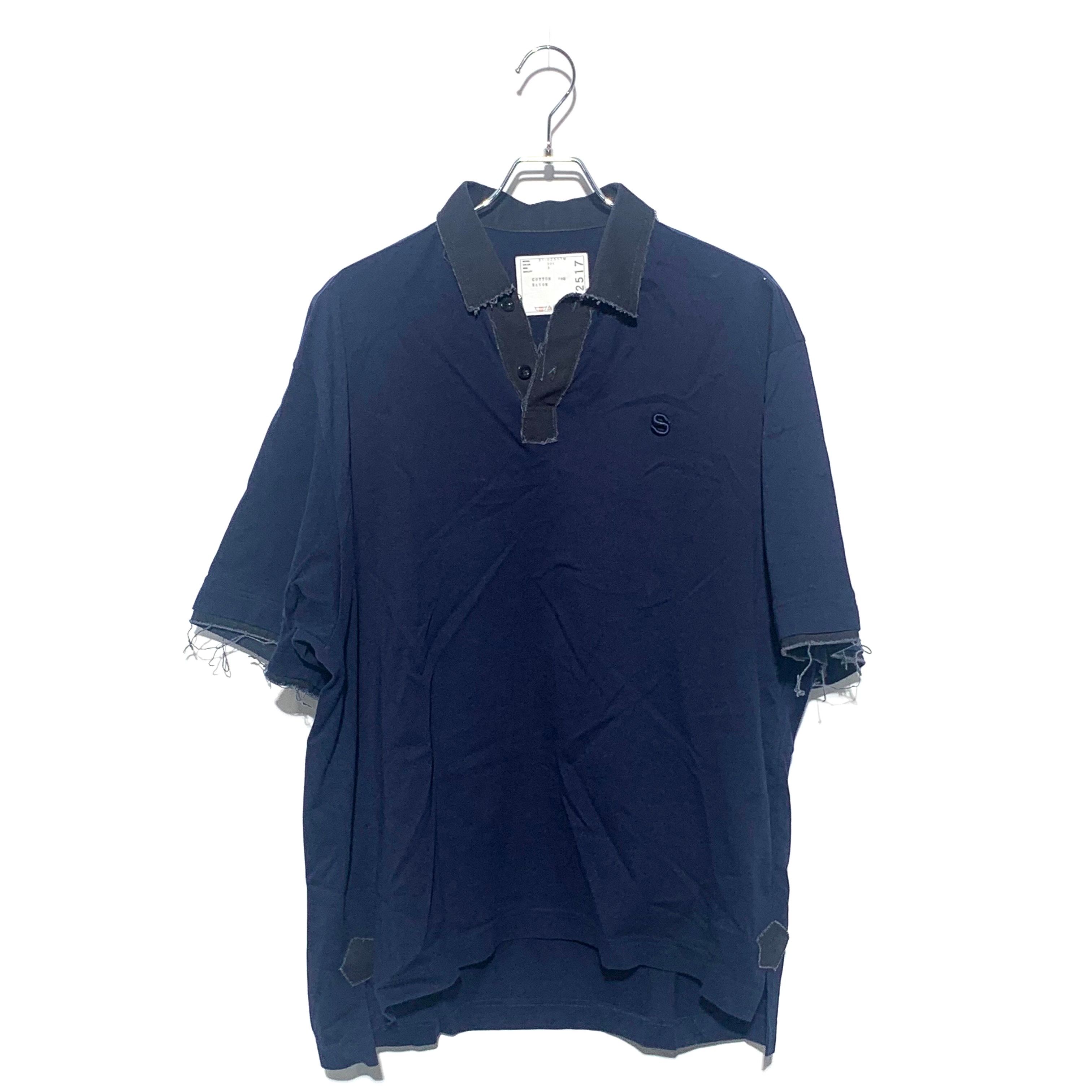 Cotton jersey Polo shirt Navy