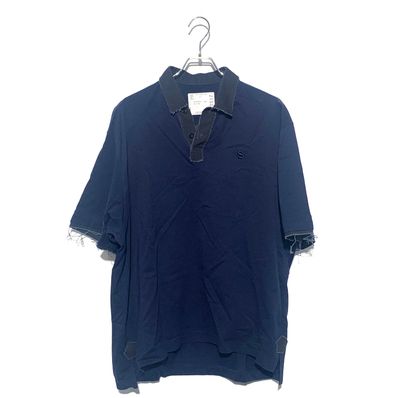 Cotton jersey Polo shirt Navy