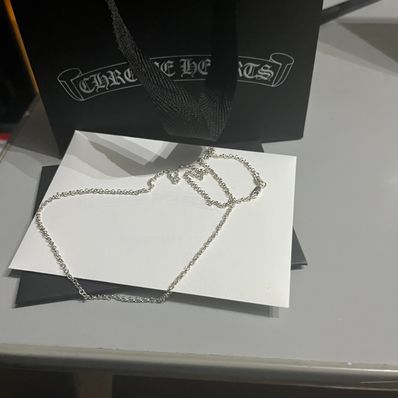 Chrome Hearts Roll Chain Necklace "Silver"