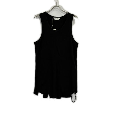 アンセルム 26SS ANC-STD-CT04 ブラック DAMAGE WAFFLE TANK 1