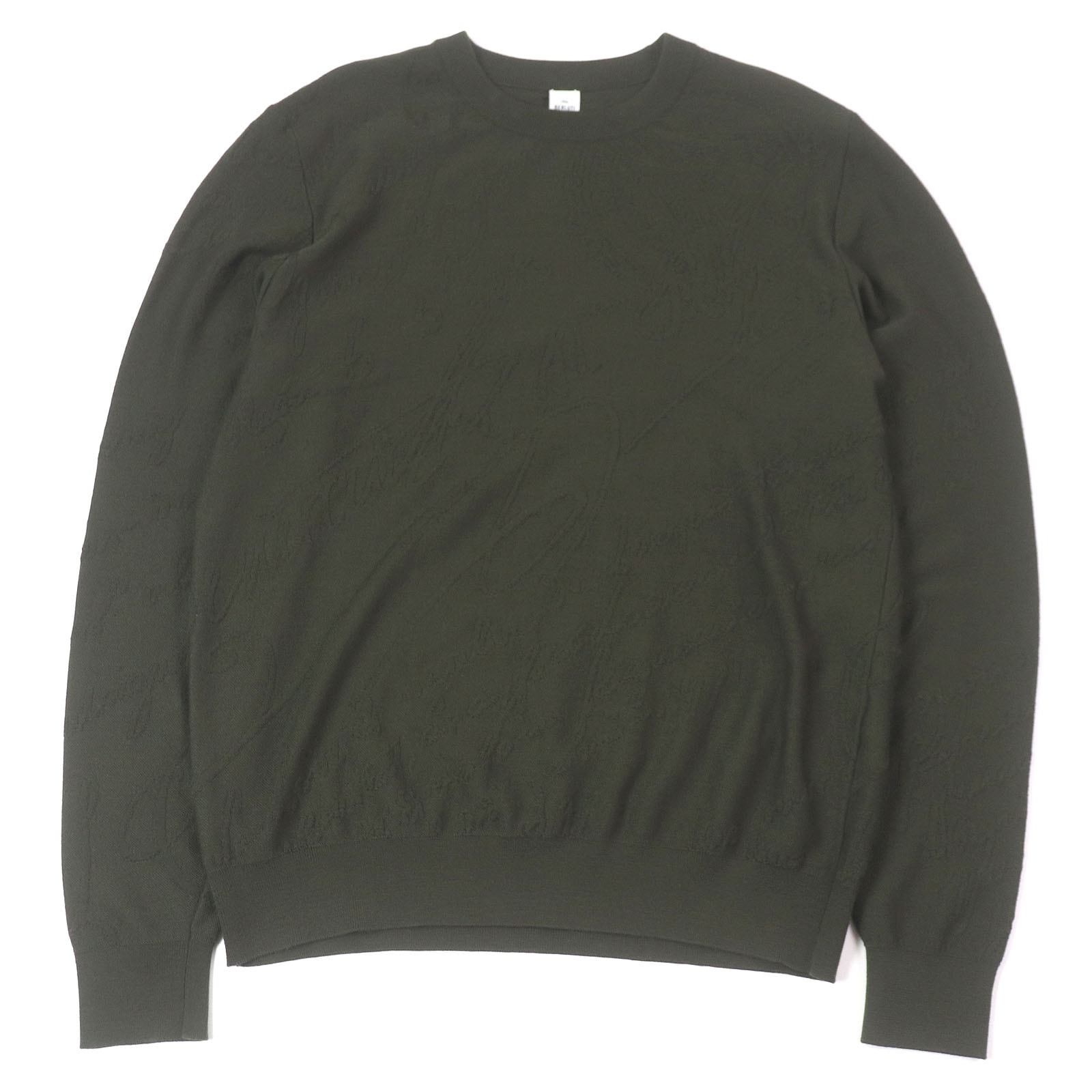 極美品 ベルルッティ
 ニット カーキ メンズ M