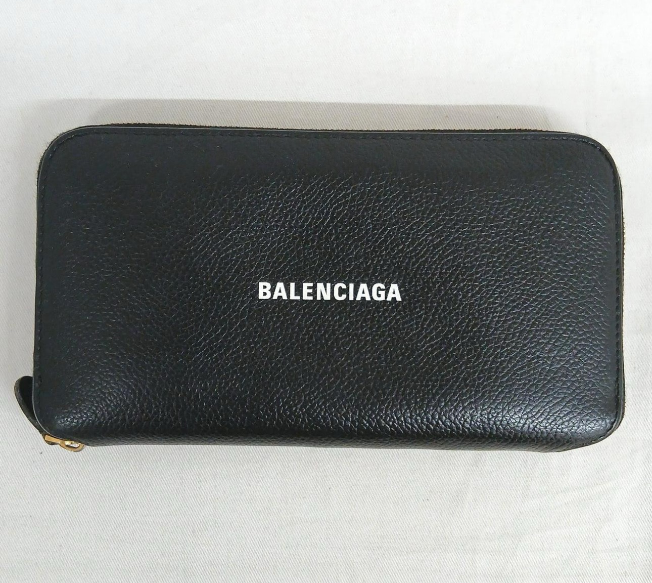 BALENCIAGA Cash Zip Around Wallet "Black"