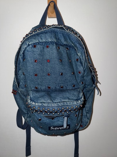 Supreme x b.b. Simon Denim Backpack "Washed Indigo"