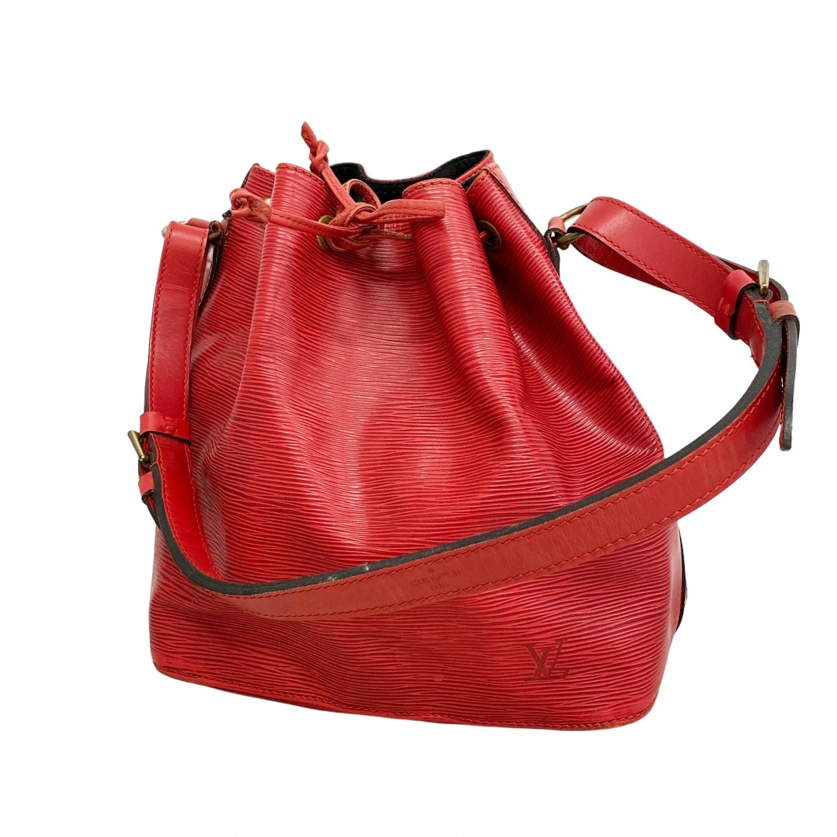 【6dc2921-k】ルイヴィトン ショルダーバッグ エピ プチノエ M44107 カスティリアンレッド【中古】レディース