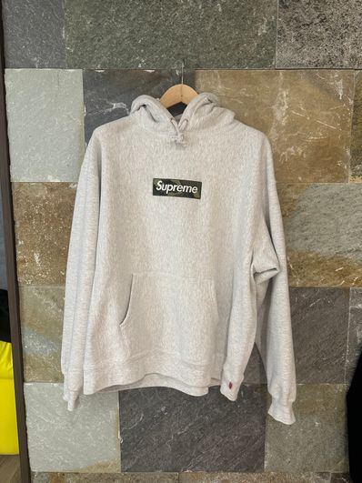 Supreme Box Logo Hooded Sweatshirt "Ash Grey" (23FW)