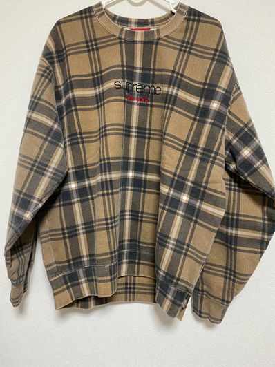 Supreme Plaid Crewneck Supreme Plaid Crewneck