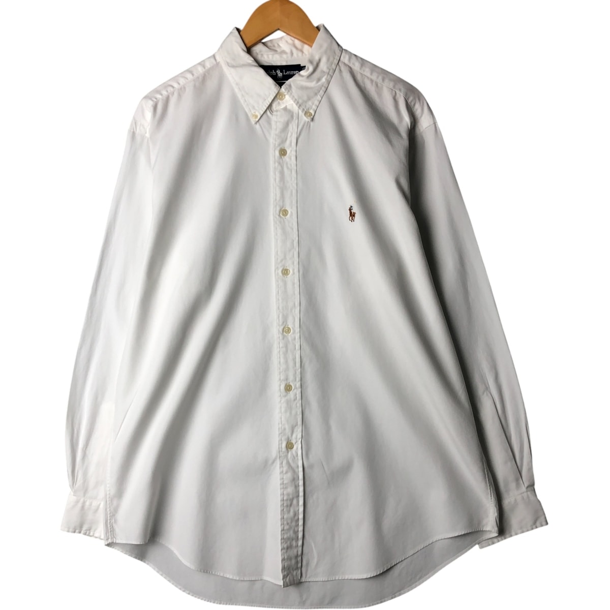 古着 ラルフローレン Ralph Lauren YARMOUTH 長袖 ボタンダウンシャツ メンズL相当/eaa578652