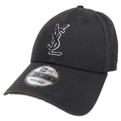 イヴサンローラン 687687YCL361000 ニューエラ YSL モノグラム キャップ