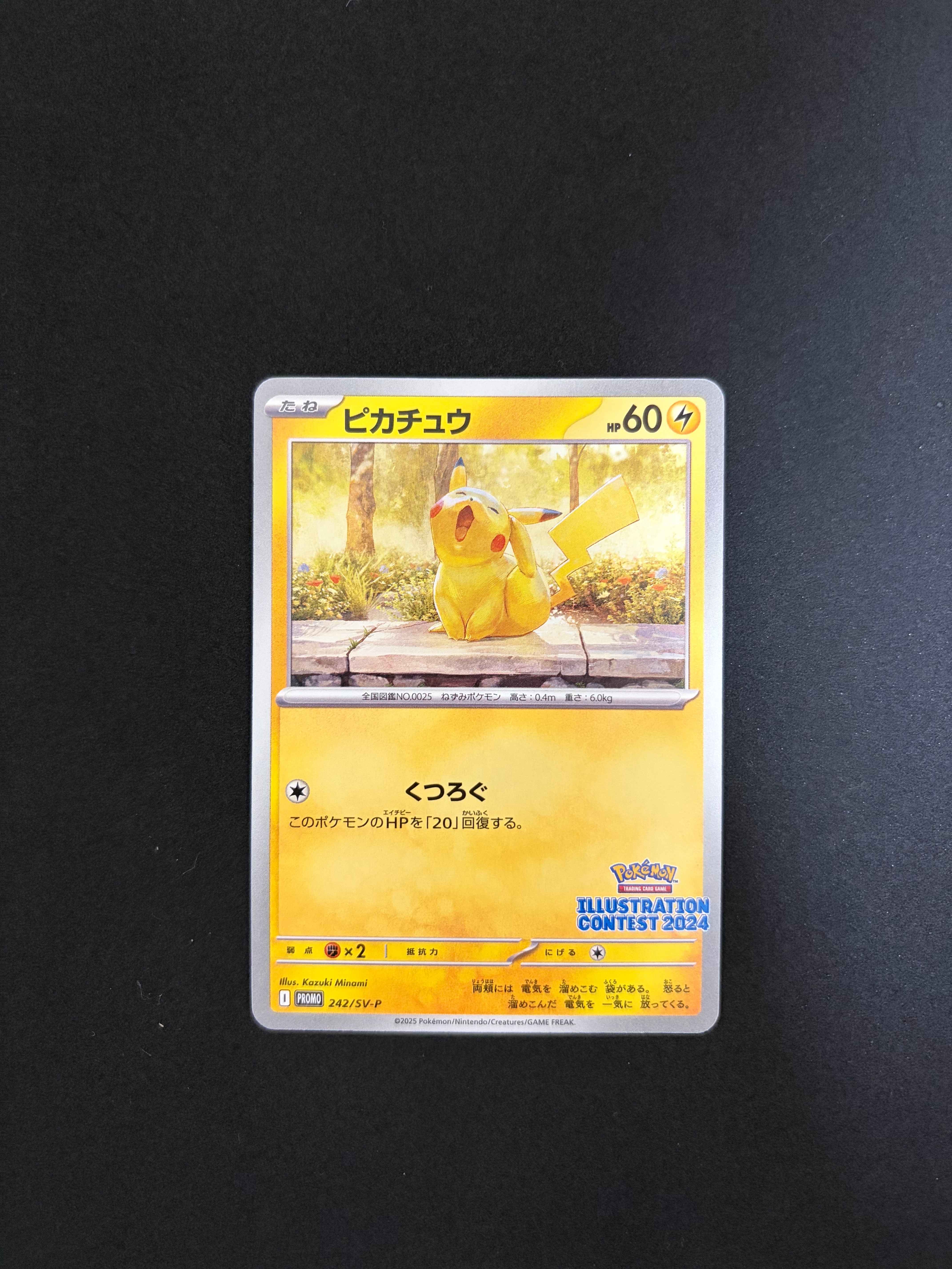 ピカチュウ [SV-P 242](プロモカードパック「イラストレーション