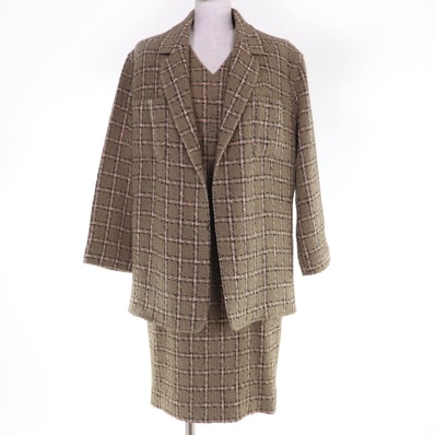美品 シャネル アンサンブル ブラウン系 40 95A P05818V04372