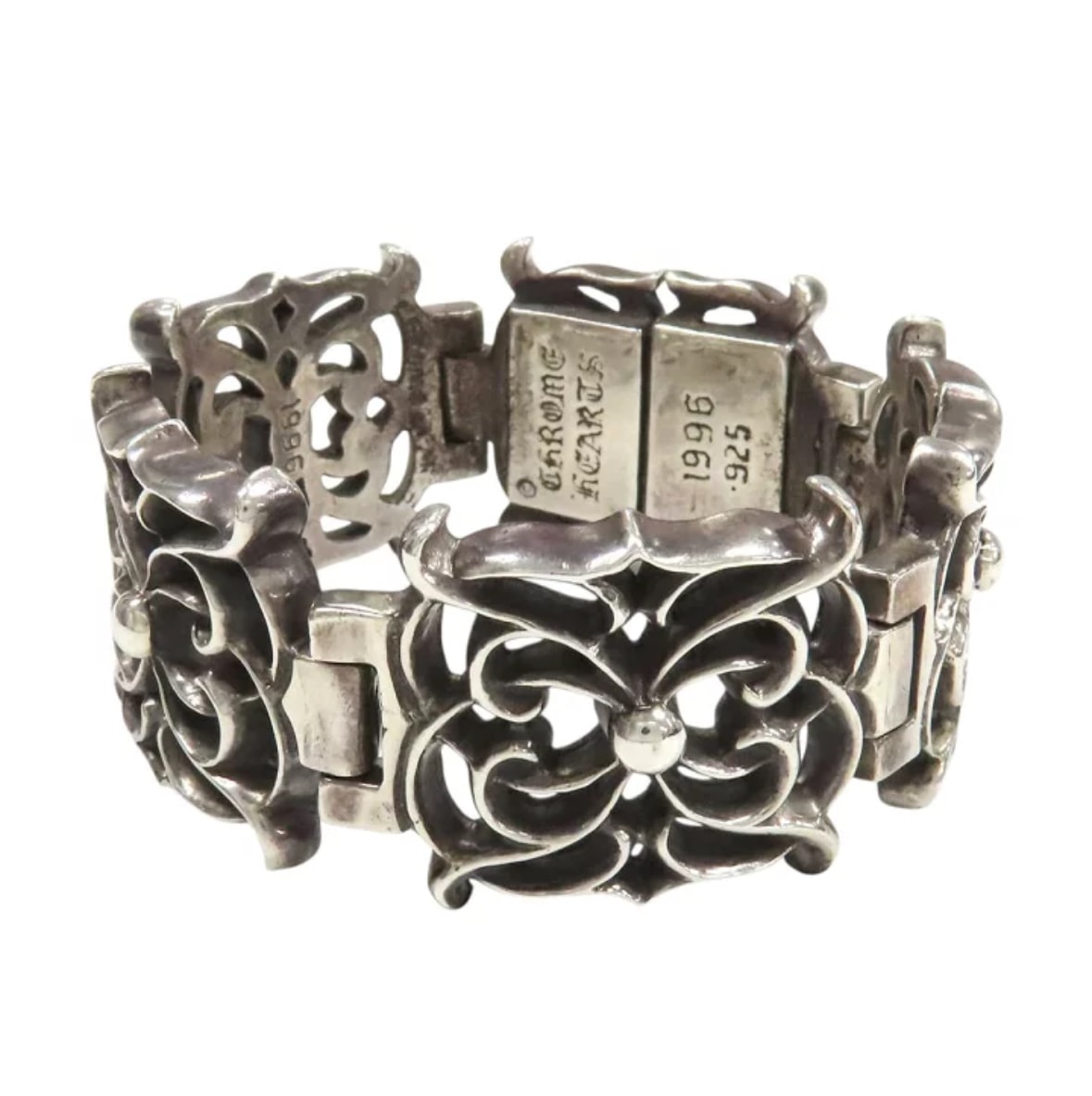 Chrome Hearts 4Link Large Spider Bracelet "Silver"