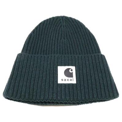 サカイ x Carhartt カーハート 【美品】25年製 25-00997S ウール ニット帽