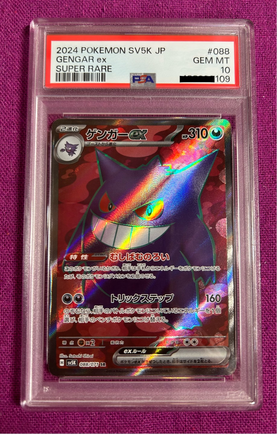 ゲンガーex SR [SV5K 088/071](拡張パック「ワイルドフォース」)