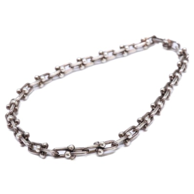 ティファニー Ag925 ハードウェア マイクロリンク ラージ