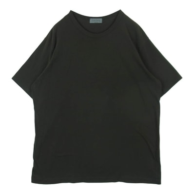 Yohji Yamamoto POUR HOMME ヨウジヤマモトプールオム HS-T02-070 SINGLE JERSEY ROUND NECK SHORT SLEEVE アルティマ天竺 半袖 Tシャツ カットソー 3【中古】
