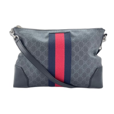 グッチ GUCCI ウェブストライプ ショルダーバッグ【中古】