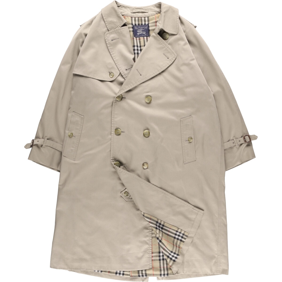 古着 90年代 バーバリー Burberry's トレンチコート 英国製 メンズXL相当 ヴィンテージ/evb031880