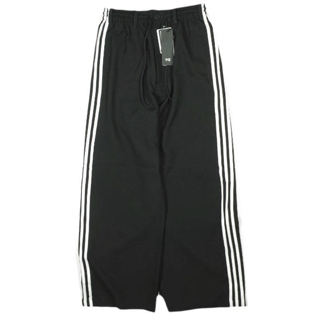 Y-3 웨이슬리 25AW 스포츠 유니폼 와이어 팬츠 3-스트라이프 3 스트라이프 스월 팬츠 JW7353 XS 블랙 요지 야마모토 아디다스 와이드 트랙 팬츠 하의 g26875