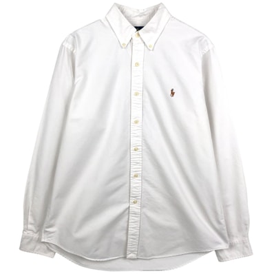 古着 ラルフローレン Ralph Lauren CLASSIC FIT クラシックフィット 長袖 ボタンダウンシャツ メンズL相当/eaa663093