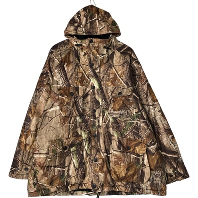 古着 ディッキーズ Dickies リアルツリーカモ 中綿パーカー パファージャケット メンズL相当/eaa552668