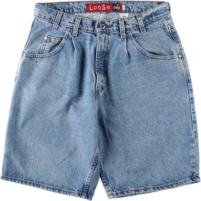 古着 リーバイス Levi's SILVER TAB シルバータブ LOOSE ルーズ デニムショーツ ハーフパンツ ジョーツ メンズw34相当/eaa647983