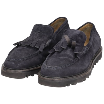 古着 ジョルジオアルマーニ Giorgio Armani スエード キルトローファー イタリア製 8 1/2 メンズ28.5cm相当/saa014800