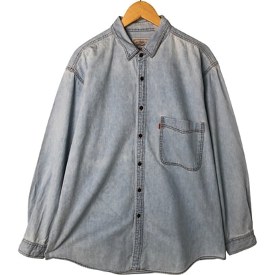 古着 90年代 リーバイス Levi's 長袖 デニムシャツ メンズXL相当/eaa531136