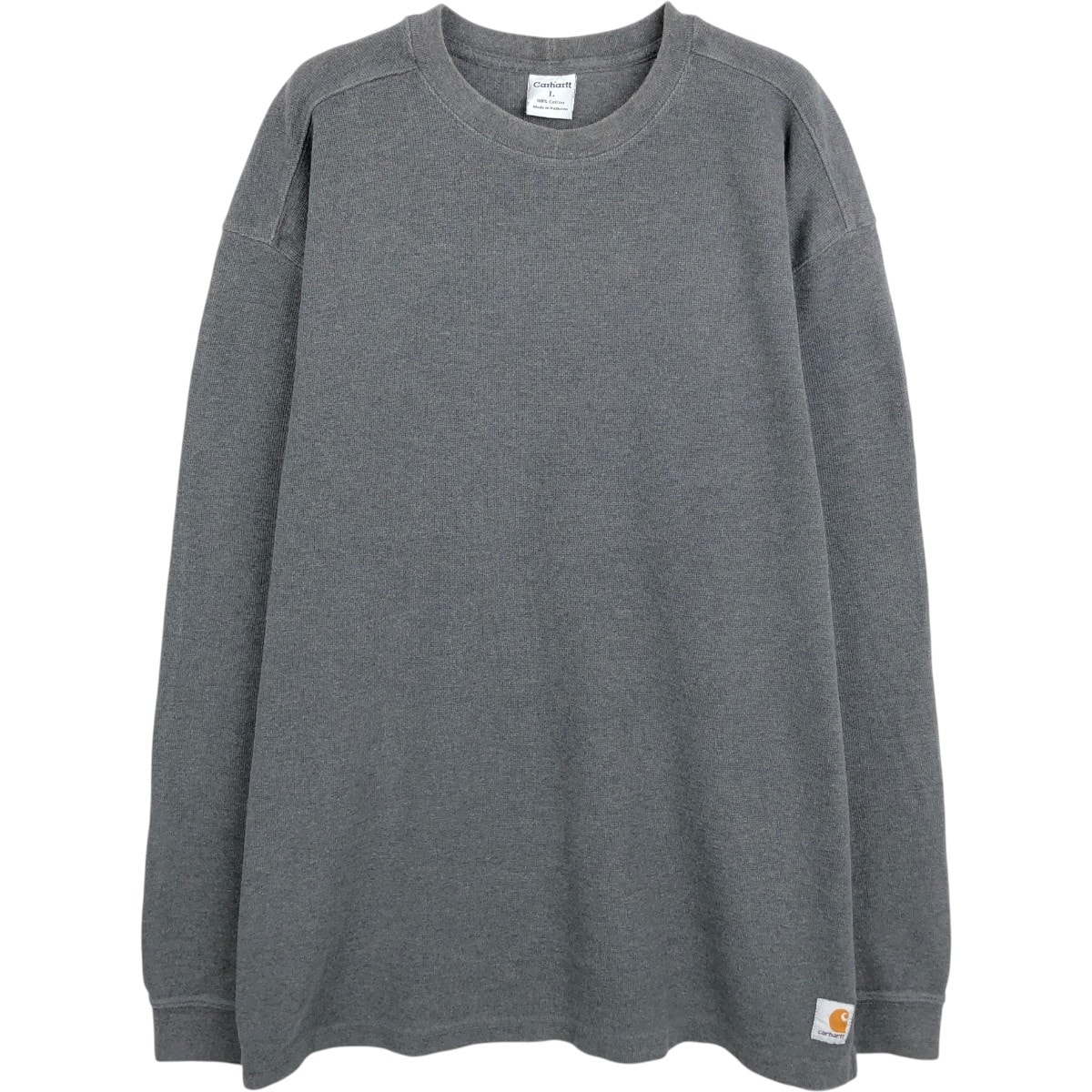 古着 カーハート Carhartt サーマルロンT ワッフル メンズL相当/eaa662191