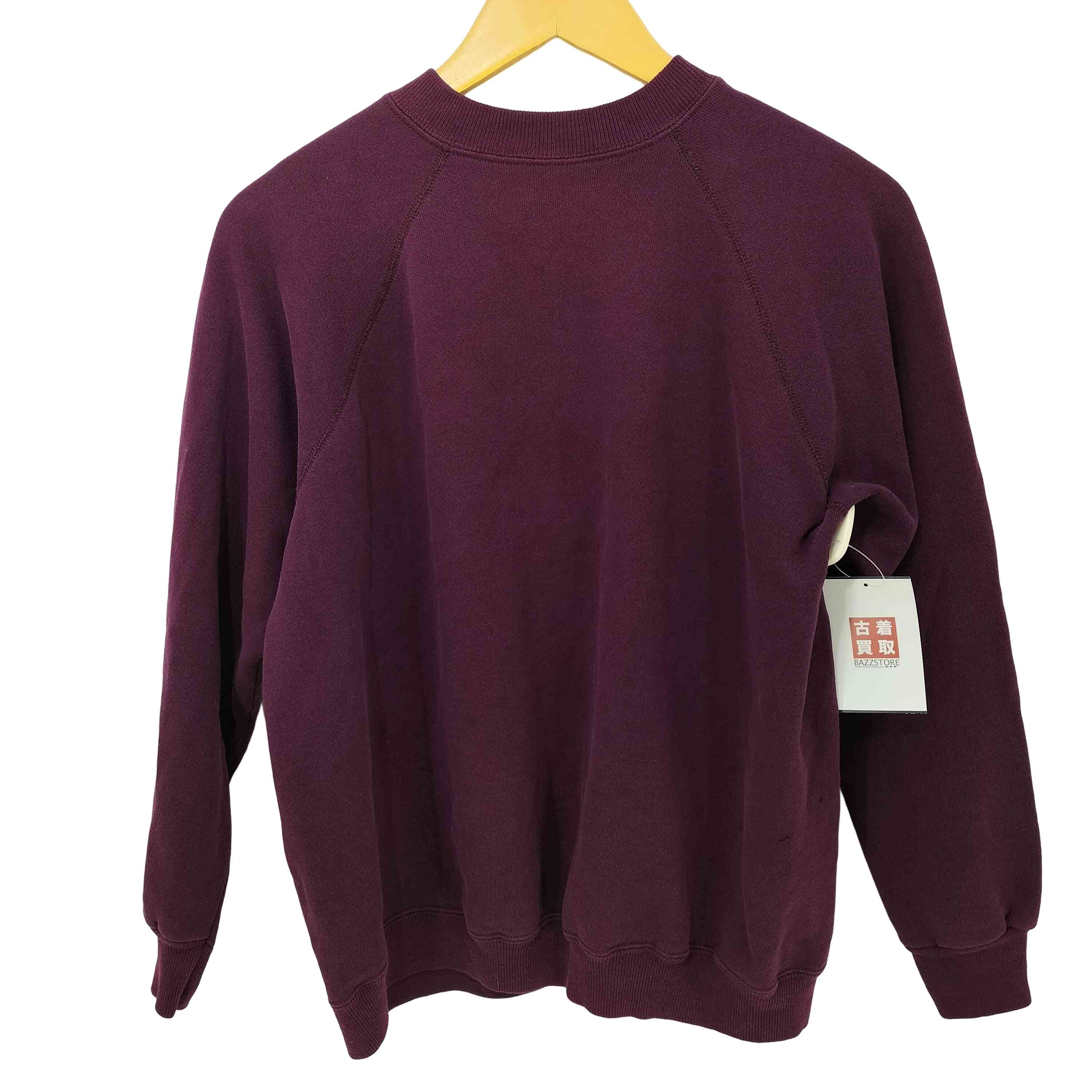 90s USA製 ラグラン ブランク 無地 クルーネック スウェット【1142094513949】